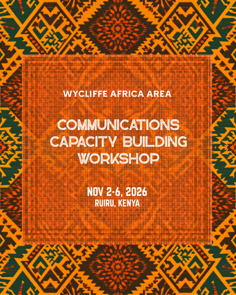 Wycliffe Global Alliance Communications Workshop – Africa Area